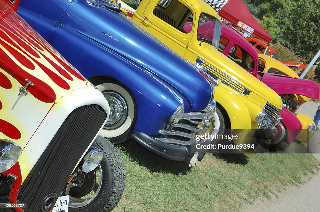 Classic American Automobiles on display at Frog Follies Car Show