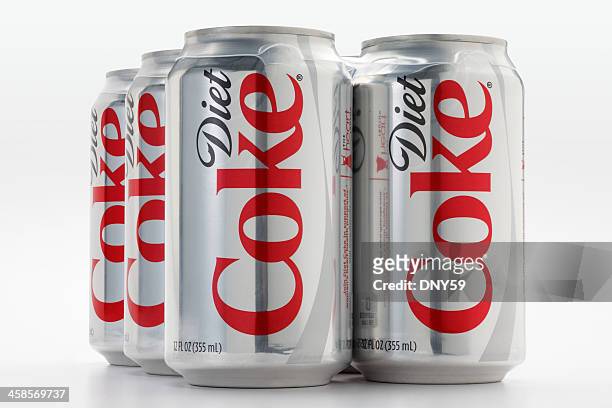 diet coke six pack - coca cola 個照片及圖片檔