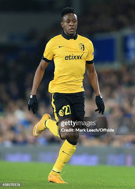 Divock Origi of Lille in action during the UEFA Europa League Group H match between Everton and LOSC Lille at Goodison Park on November 6, 2014 in...