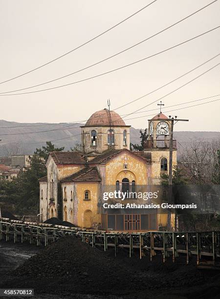 Abandoned church dedicated to the Virgin Mary in Haravgi village is the only building accepts people and Easter operated on January 21, 2011 in...