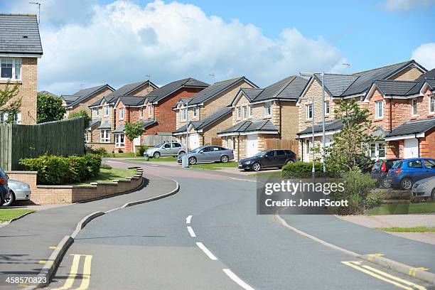 neu entwickeltes privaten wohnung in schottland - galloway scotland stock-fotos und bilder