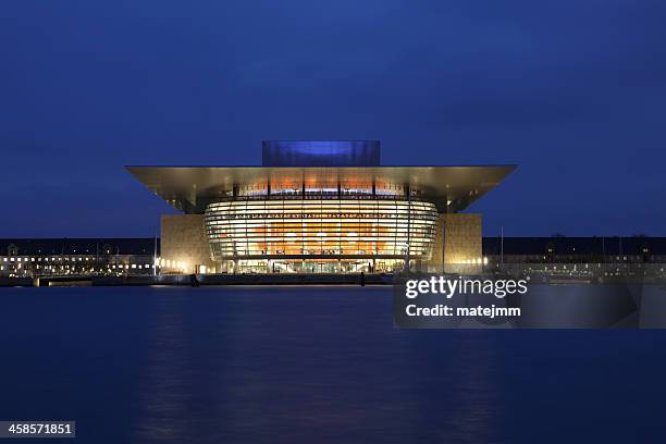 copenhagen opera - operahuis stockfoto's en -beelden