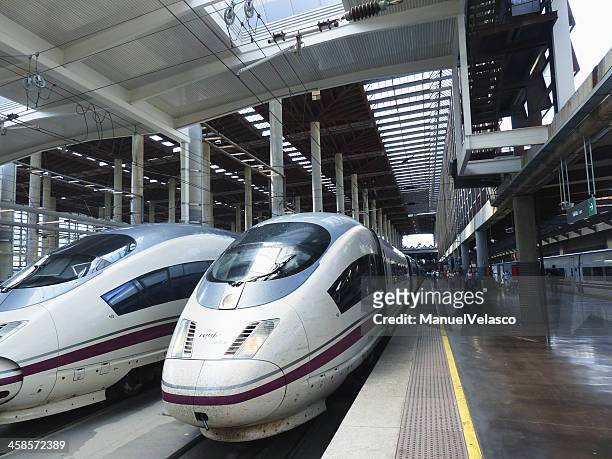 ave station - alta velocidad espanola stock pictures, royalty-free photos & images
