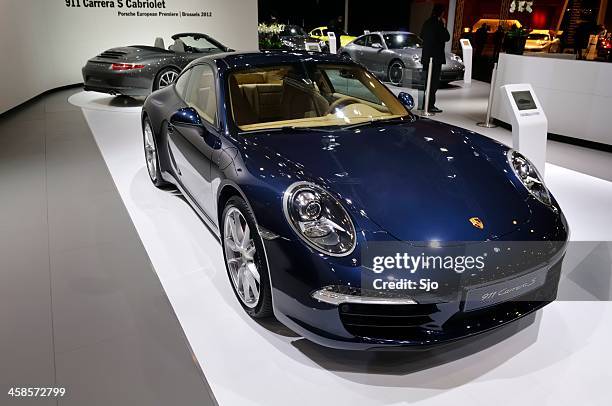 porsche 911 carrera s - porsche 911 stock pictures, royalty-free photos & images