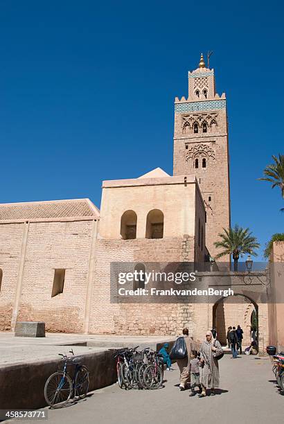 kutubia - koutoubia mosque stock pictures, royalty-free photos & images