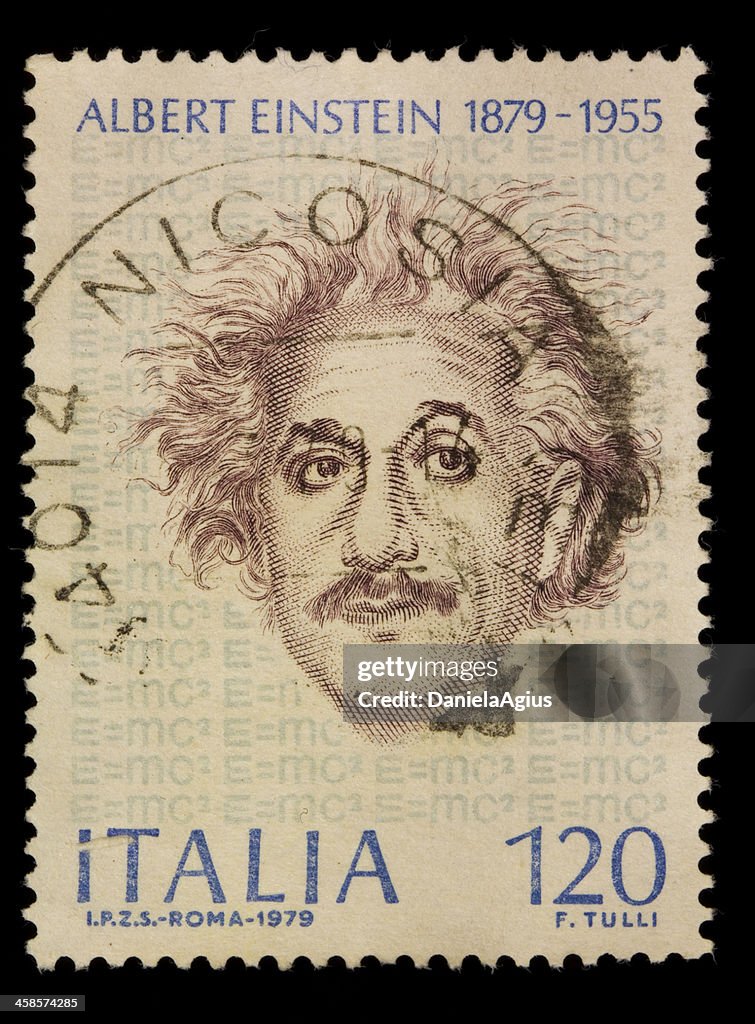 郵便切手 Albert Einstein -イタリア