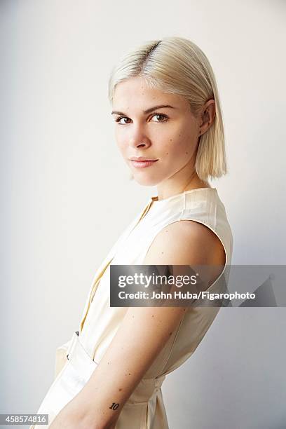 Founder of Into the Gloss, Emily Weiss is photographed for Madame Figaro on January 24, 2014 in New York City. CREDIT MUST READ: John...