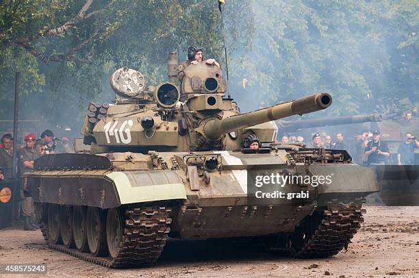 russian t55 tank - russian culture stock pictures, royalty-free photos & images