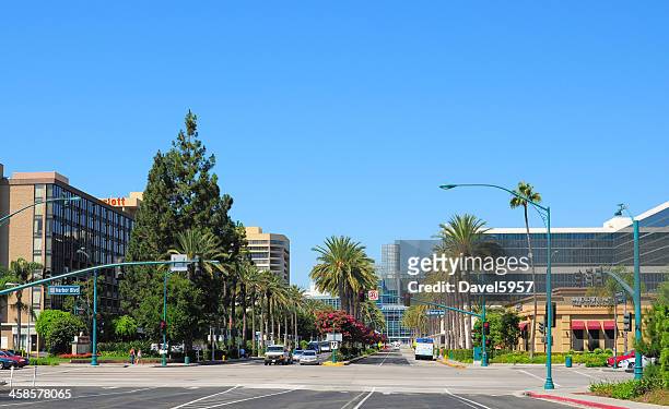 anaheim convention center area - anaheim california stock pictures, royalty-free photos & images