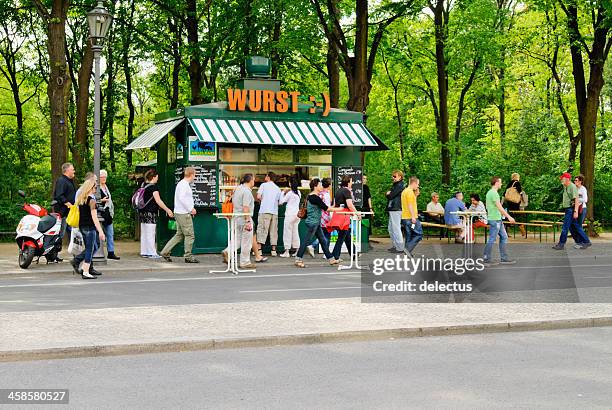 berlin currywurst - currywurst stock pictures, royalty-free photos & images