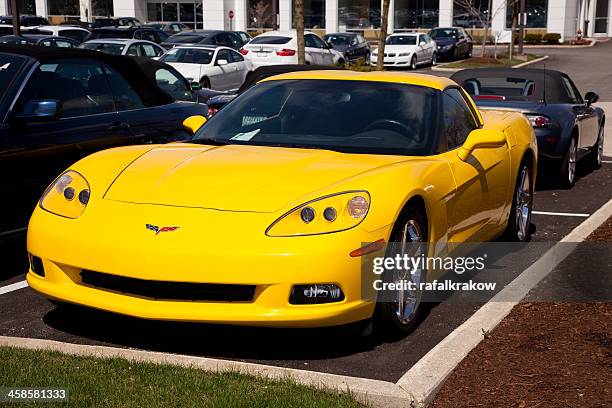 chevrolet corvette - chevrolet corvette stock pictures, royalty-free photos & images