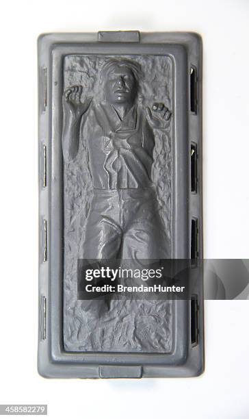 congelado em carbonite - han solo - fotografias e filmes do acervo