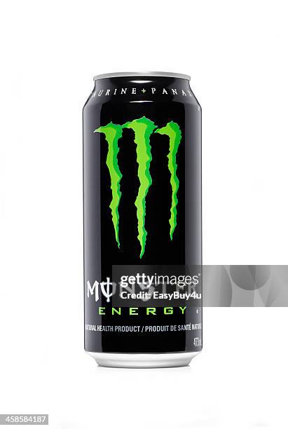 boisson énergétique monster - monster energy photos photos et images de collection