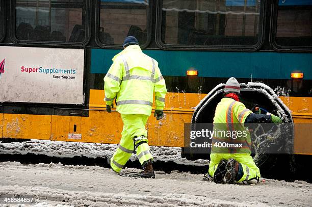 Bus Stuck In Snow 55 Bus Stuck In Snow Storm Stock Photos, High-Res Pictures, and Images ...