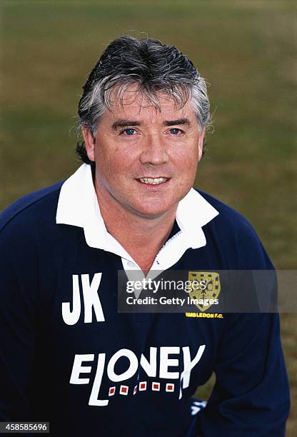 Wimbledon manager Joe Kinnear pictured before the 1994/95 season in London, England.