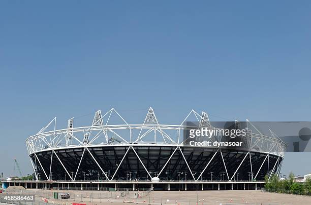 stadio giochi olimpici di londra 2012. - parco olimpico stabilimento sportivo foto e immagini stock