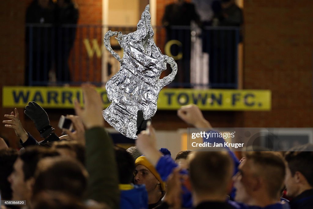 Warrington Town v Exeter City - FA Cup First Round