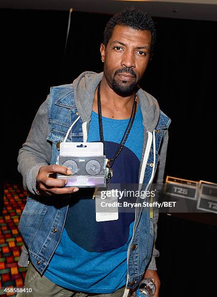 Comedian Deon Cole attends day 2 of the 2014 Soul Train Music Awards Gifting Suite at the Orleans Arena on November 7, 2014 in Las Vegas, Nevada.