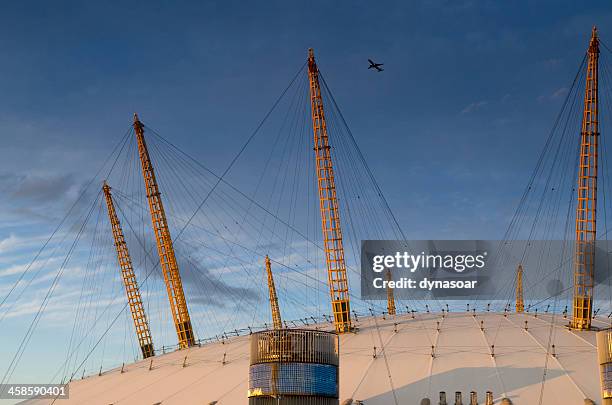 millennium dome, greenwich peninsula, london - the millennium stock pictures, royalty-free photos & images