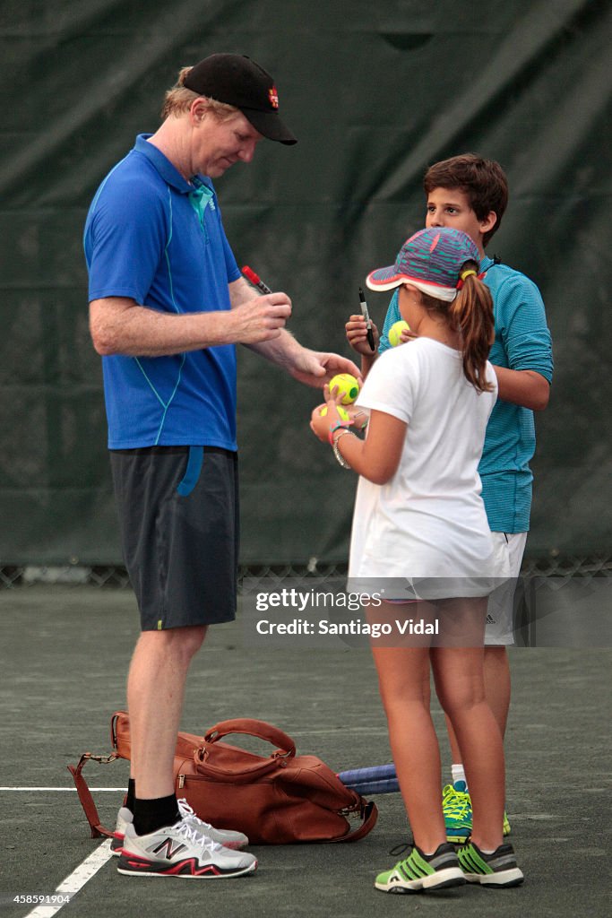 John McEnroe v Jim Courier - Exhibition Match