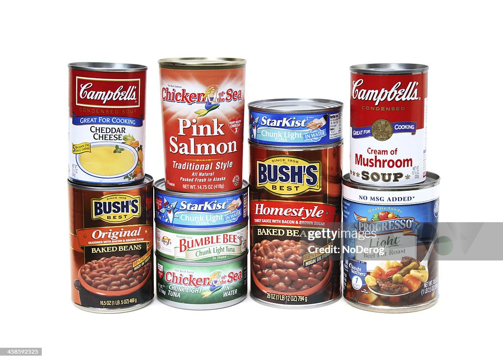 Canned goods collection