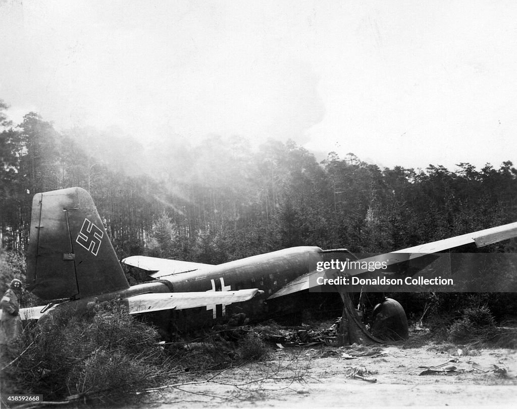 A Downed Nazi Plane In Circa 1944 In France News Photo Getty Images a-downed-nazi-plane-in-circa-1944-in-france-news-photo-getty-images