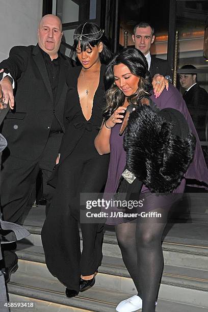 Rihanna is seen on May 19, 2012 in London, United Kingdom.