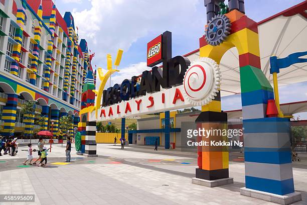 legoland malaysia - famous family funfair stockfoto's en -beelden