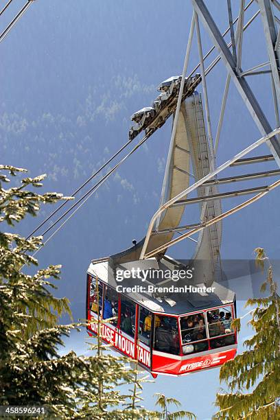 gire a la derecha en el borde - grouse mountain fotografías e imágenes de stock