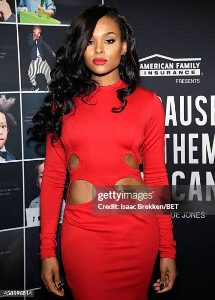 Actress Demetria McKinney attends the 2014 Soul Train Music Awards at the Orleans Arena on November 7, 2014 in Las Vegas, Nevada.