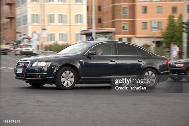 audi a6 security car - tinted window stock pictures, royalty-free photos & images