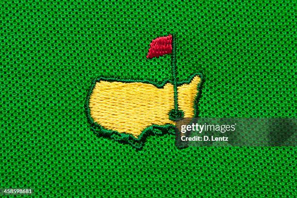 logo du tournoi des masters - us masters golf photos et images de collection