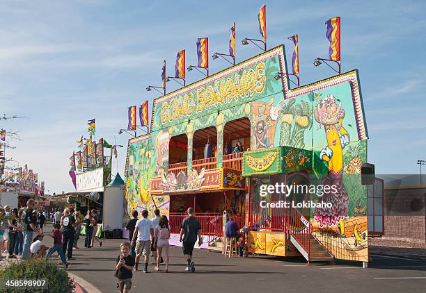 going bananas funhouse - fun house stock pictures, royalty-free photos & images