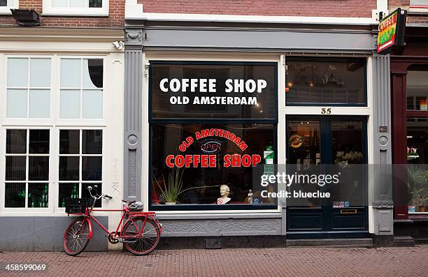 coffee shop, old amsterdam - chemical placard stock pictures, royalty-free photos & images