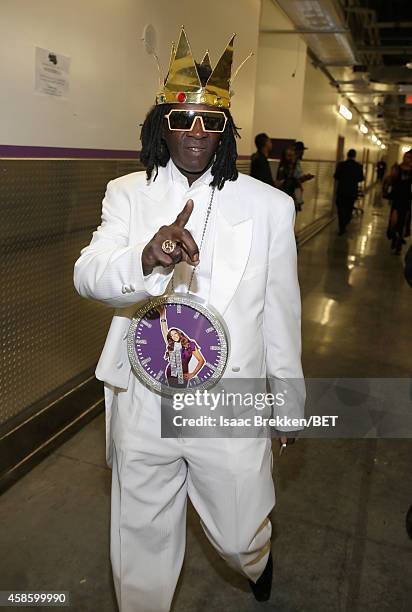 Recording artist Flavor Flav attends the 2014 Soul Train Music Awards at the Orleans Arena on November 7, 2014 in Las Vegas, Nevada.