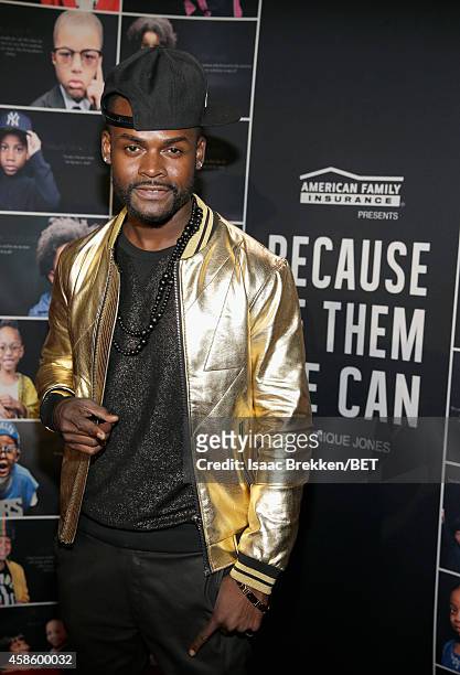 Recording artist Shaliek attends the 2014 Soul Train Music Awards at the Orleans Arena on November 7, 2014 in Las Vegas, Nevada.