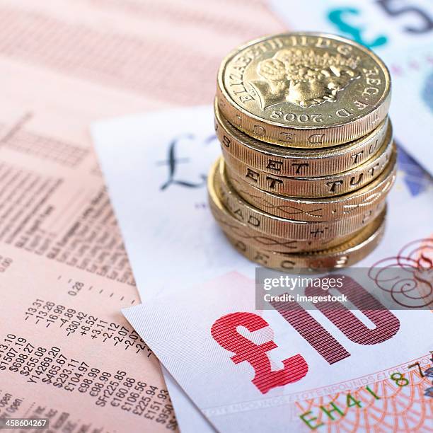 Pound Stack Stack Of Pound Coins Photos and Premium High Res Pictures - Getty Images