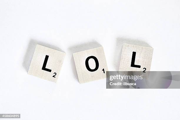 laughing out loud - acronym stock pictures, royalty-free photos & images