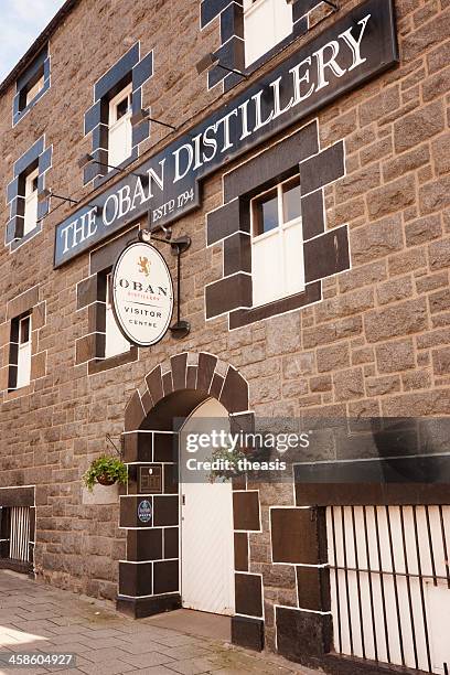 oban distillery - oban scotland stock pictures, royalty-free photos & images