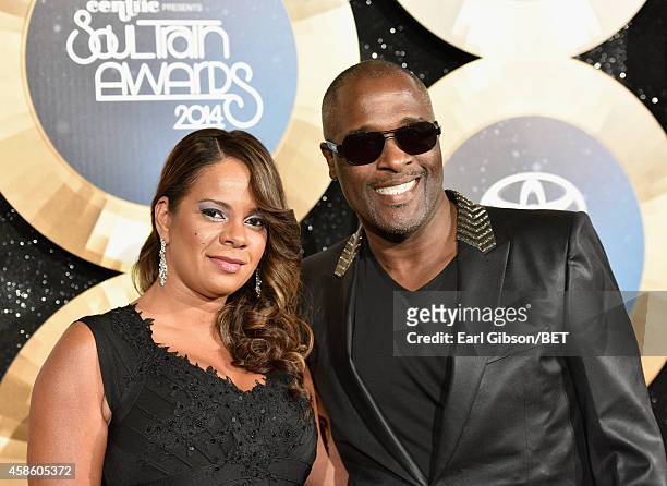 Singer Carvin Winans of 3 Winans Brothers attend the 2014 Soul Train Music Awards at the Orleans Arena on November 7, 2014 in Las Vegas, Nevada.
