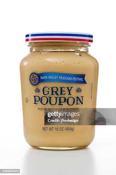 dijon grey poupon mustard - dijon mustard stock pictures, royalty-free photos & images
