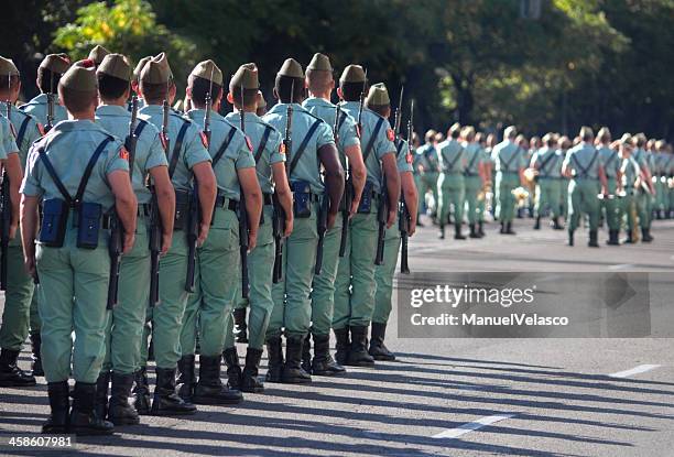 parada militar - spanish military - fotografias e filmes do acervo