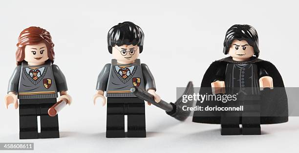 harry, hermione and snape - harry potter namngivet verk bildbanksfoton och bilder