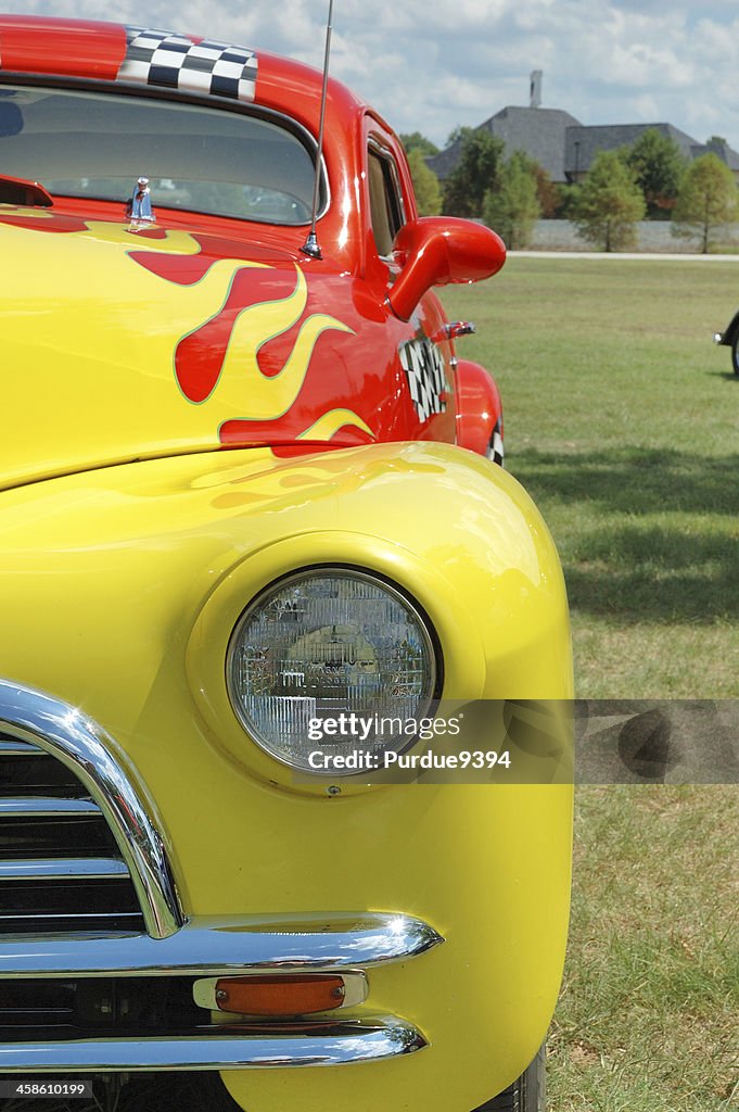 Clásico Estadounidense de Automóviles) en exhibición en rana Follies Car Show