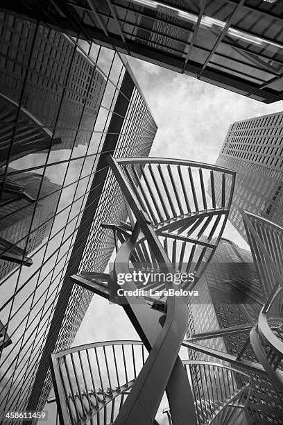 construction - downtown calgary stock pictures, royalty-free photos & images