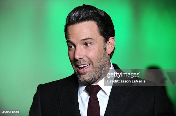 Actor Ben Affleck attends the "Project Greenlight" event at Boulevard3 on November 7, 2014 in Hollywood, California.