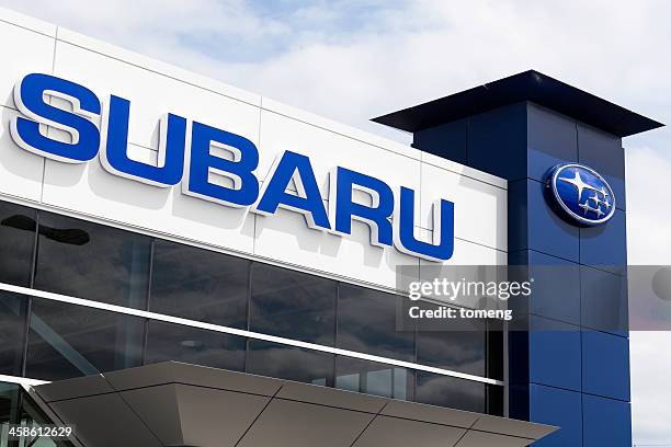 subaru dealership - subaru stock pictures, royalty-free photos & images