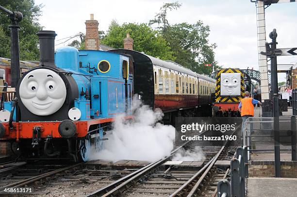 thomas the tank engine and friends. - essex steam train stock pictures, royalty-free photos & images
