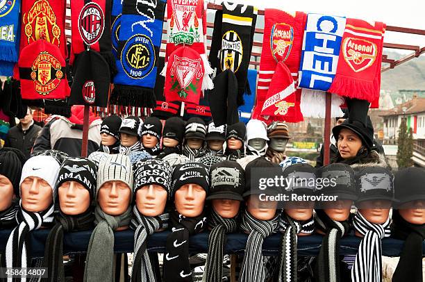 street vendor in novi pazar, serbia - football specials stock pictures, royalty-free photos & images
