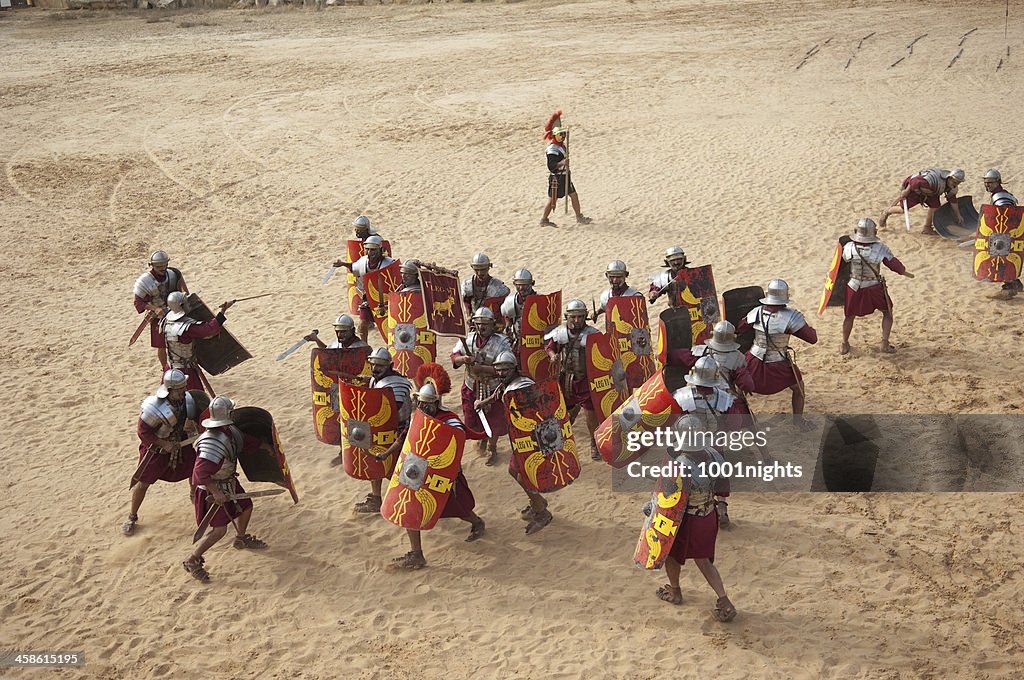 Legion in formation - Jerash, Jordan